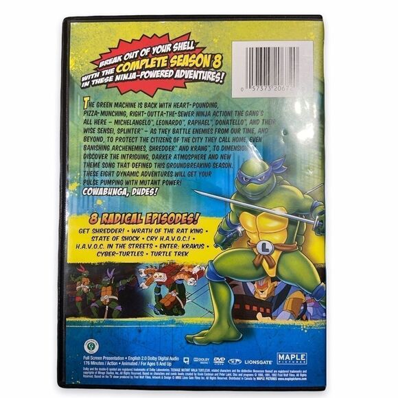 Tmnt Teenage Mutant Ninja Turtles DVD lot bundle - Picture 5 of 14